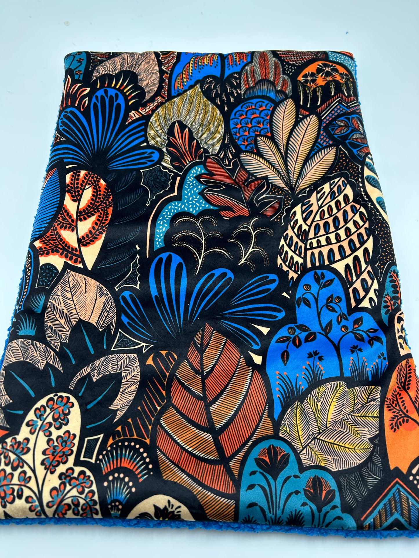 ⭐️ Petit plaid modèle Patchouli, velours Maison Thevenon France, 50x35