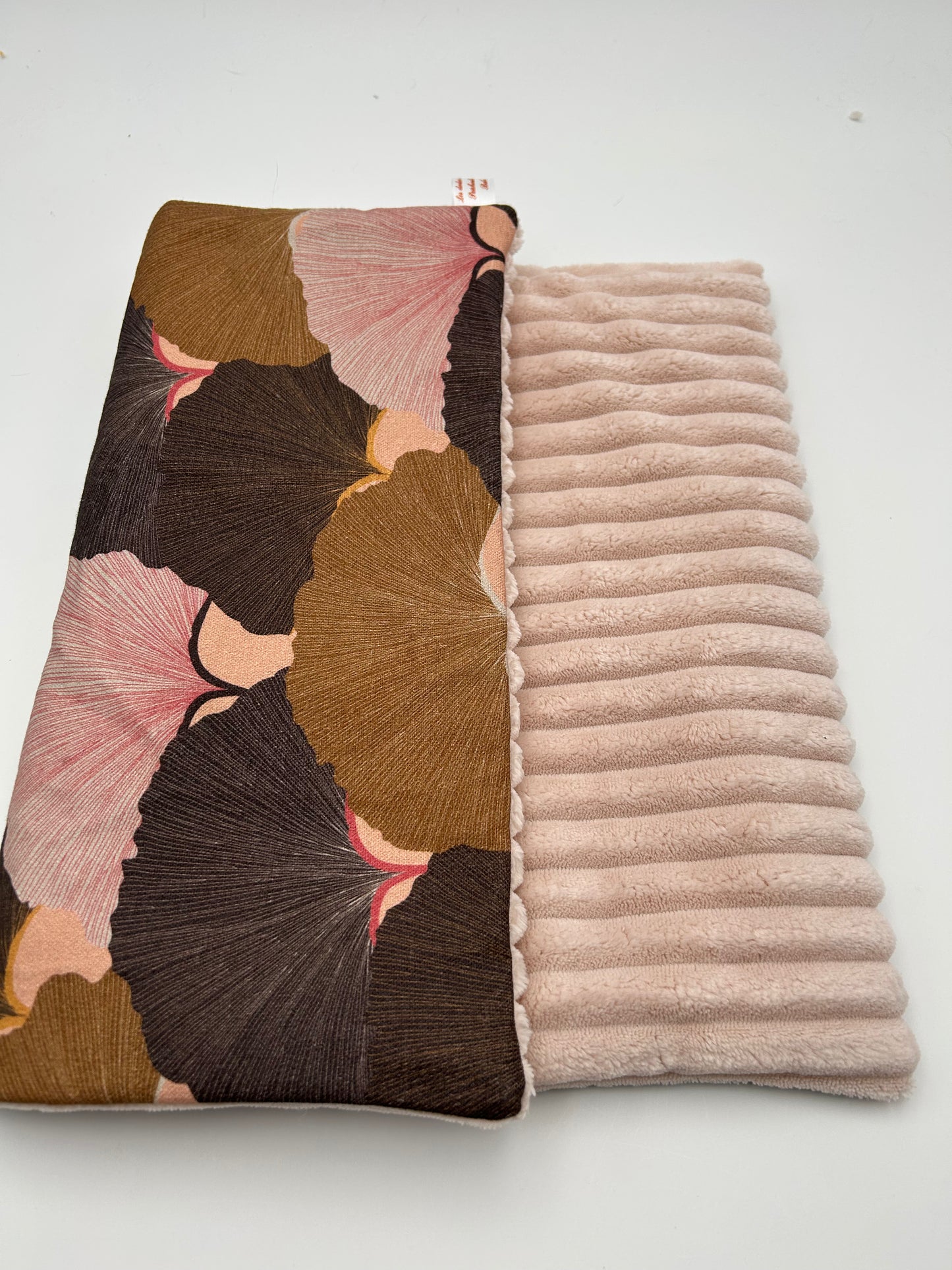 Petit plaid ginkgo, 50x35 pour caisse de transport
