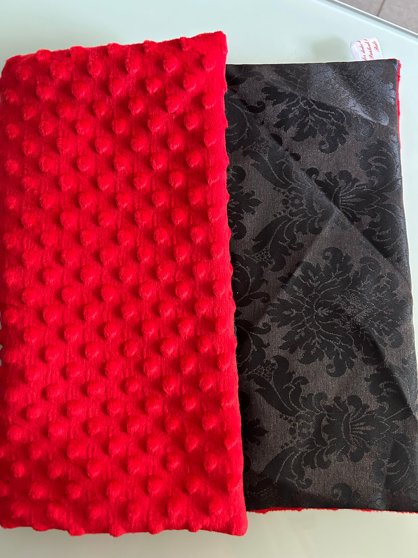 ⭐️ Petit plaid modèle Patchouli, 50x35 pour caisse de transport