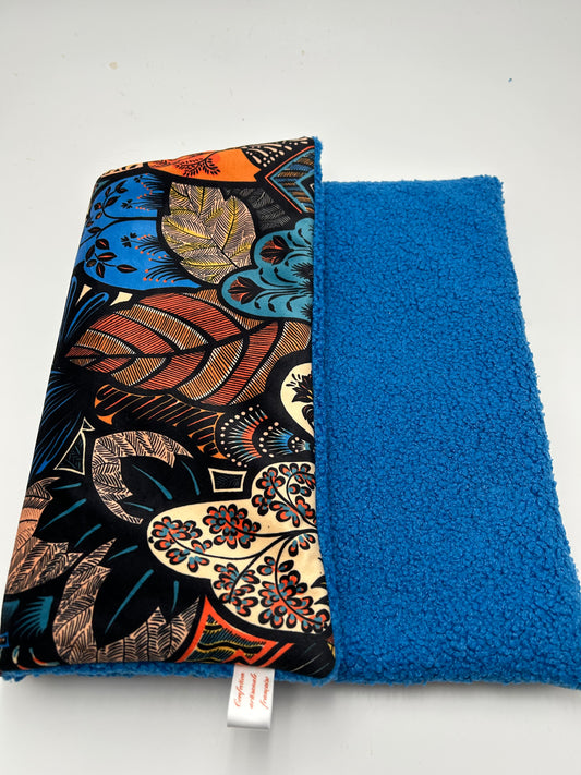 ⭐️ Petit plaid modèle Patchouli, velours Maison Thevenon France, 50x35